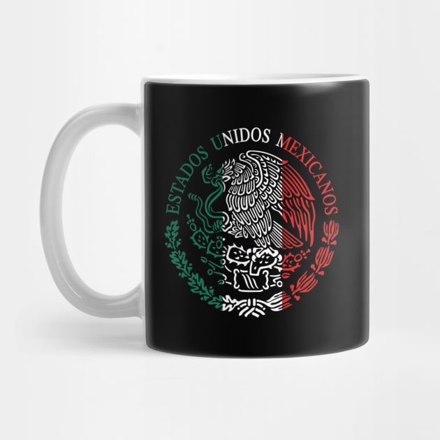 Escudo Nacional Mexicano - Emblema Tricolor by verde